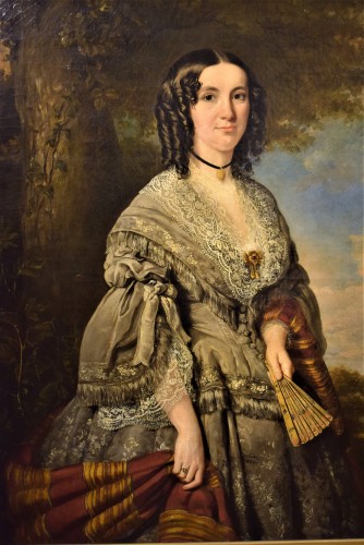 Tableaux et dessins Tableaux XIXe siècle - Princesse Kotschoubey - Franz Xaver Winterhalter (1805-1873)